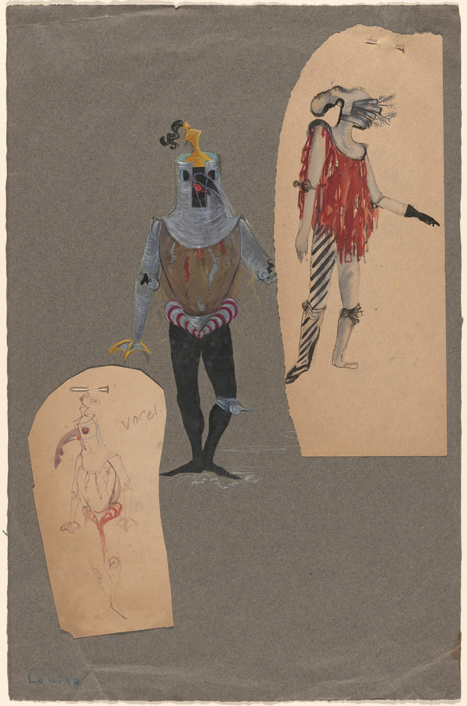 Costume design for the Raven-Phoenix for the ballet The Golden Fleece