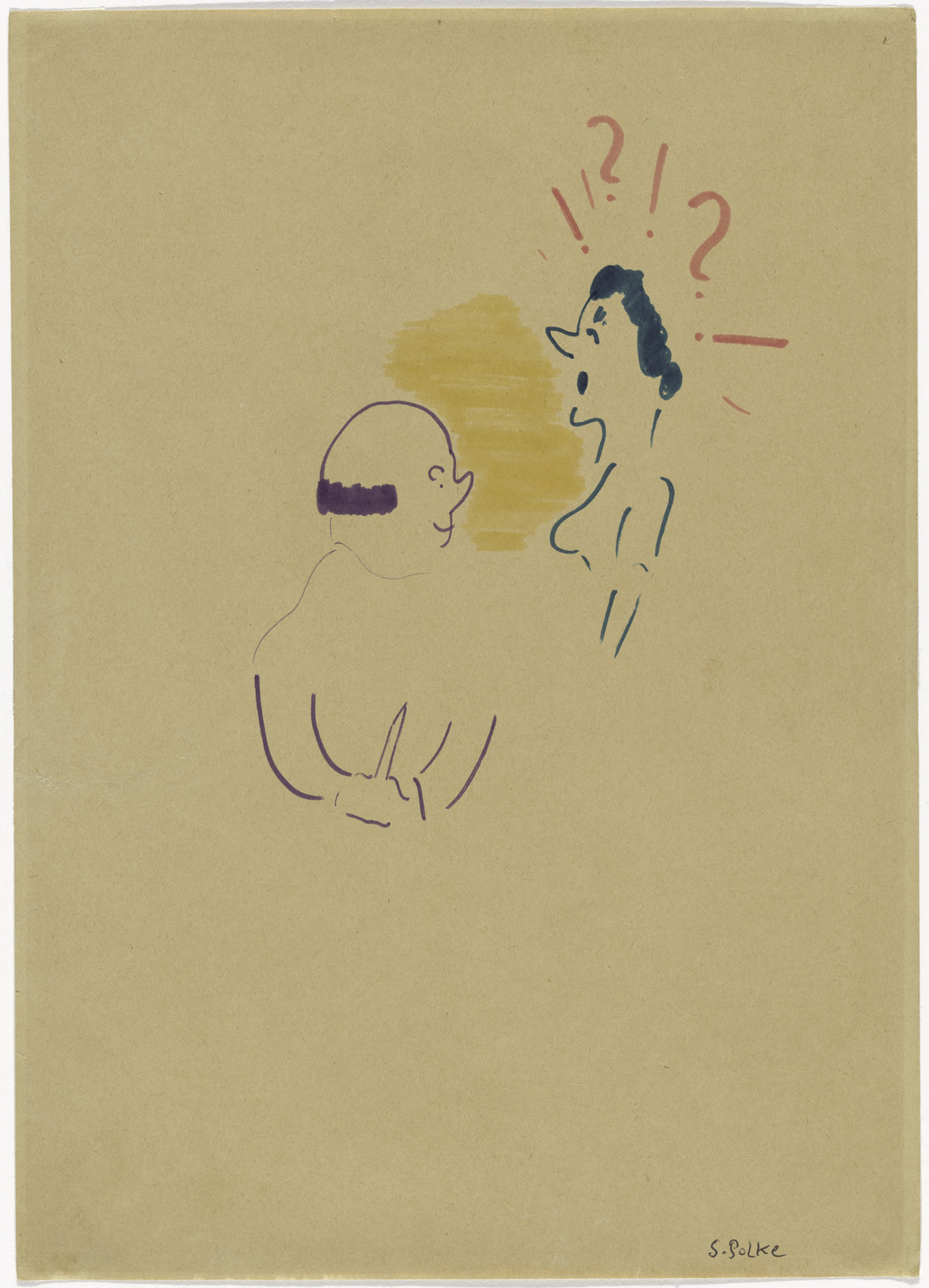 Sigmar Polke. Untitled (&#34;Witz&#34;). 1965