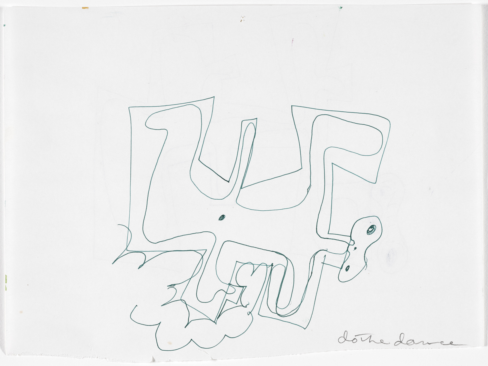 Elizabeth Murray. Study for Do the Dance
