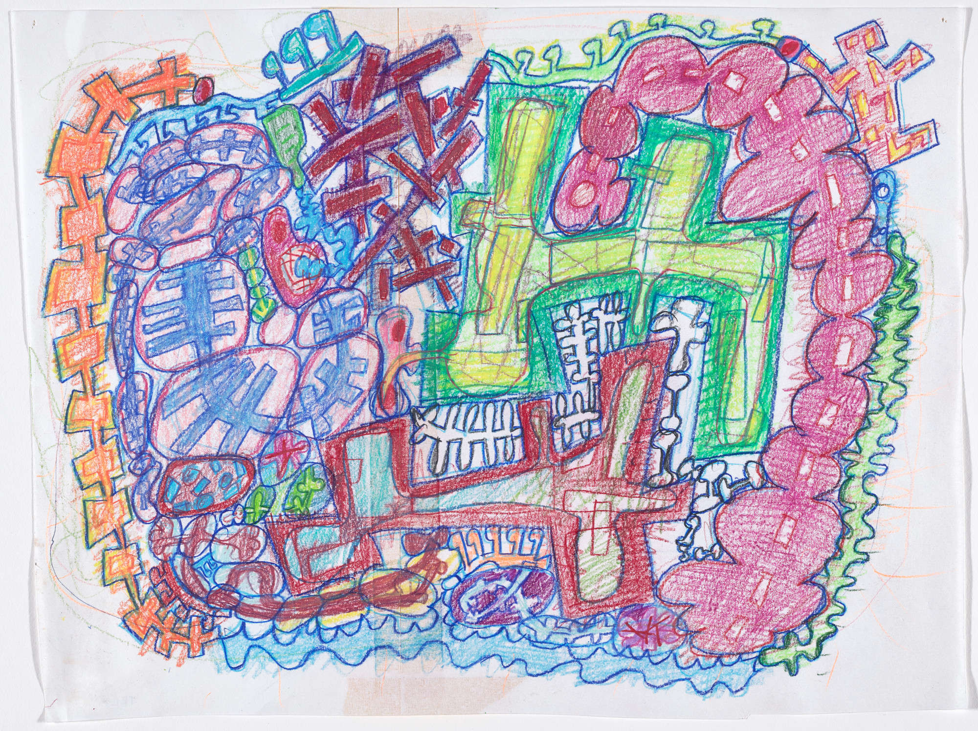 Elizabeth Murray. Study for Do the Dance