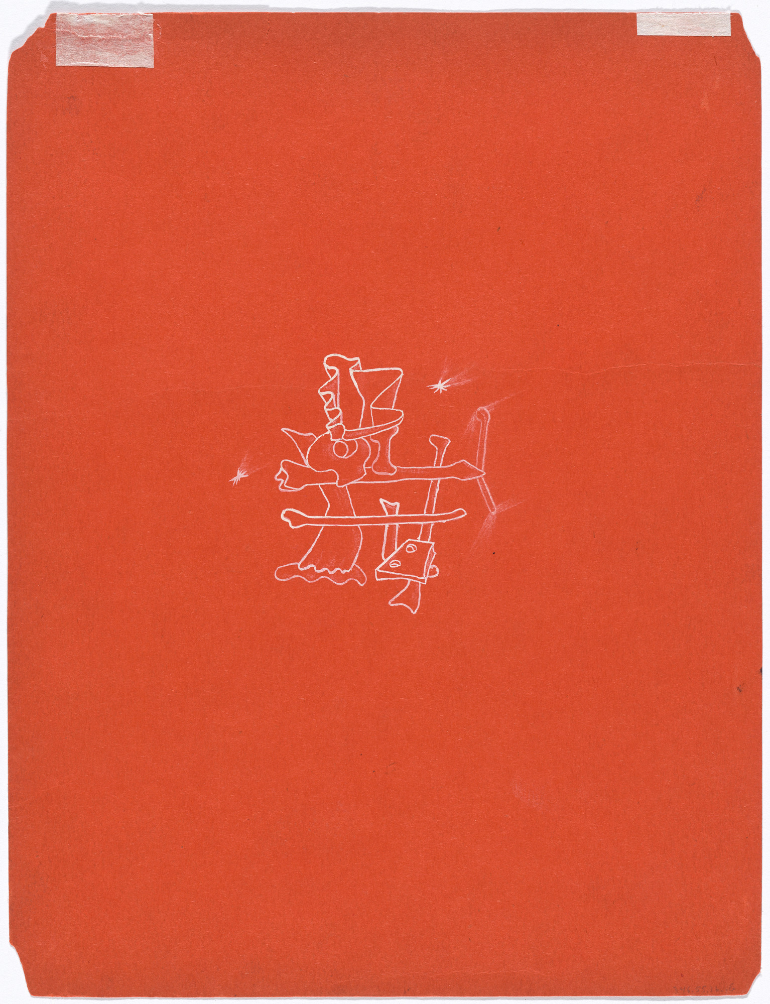 Yves Tanguy, André Breton. .a: Untitled, .b: Untitled