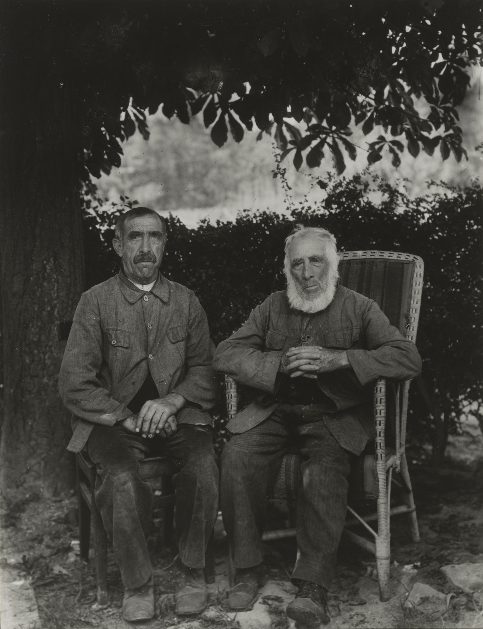 August Sander. Father, 91 Years Old and Son, 70 Years Old, from