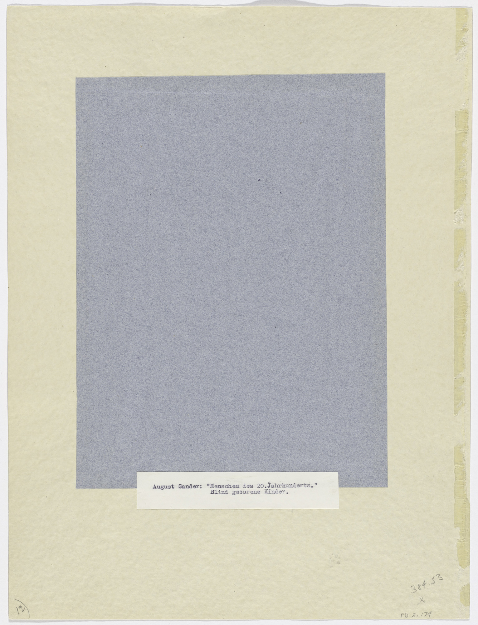 August Sander. Children Born Blind. 1930-31