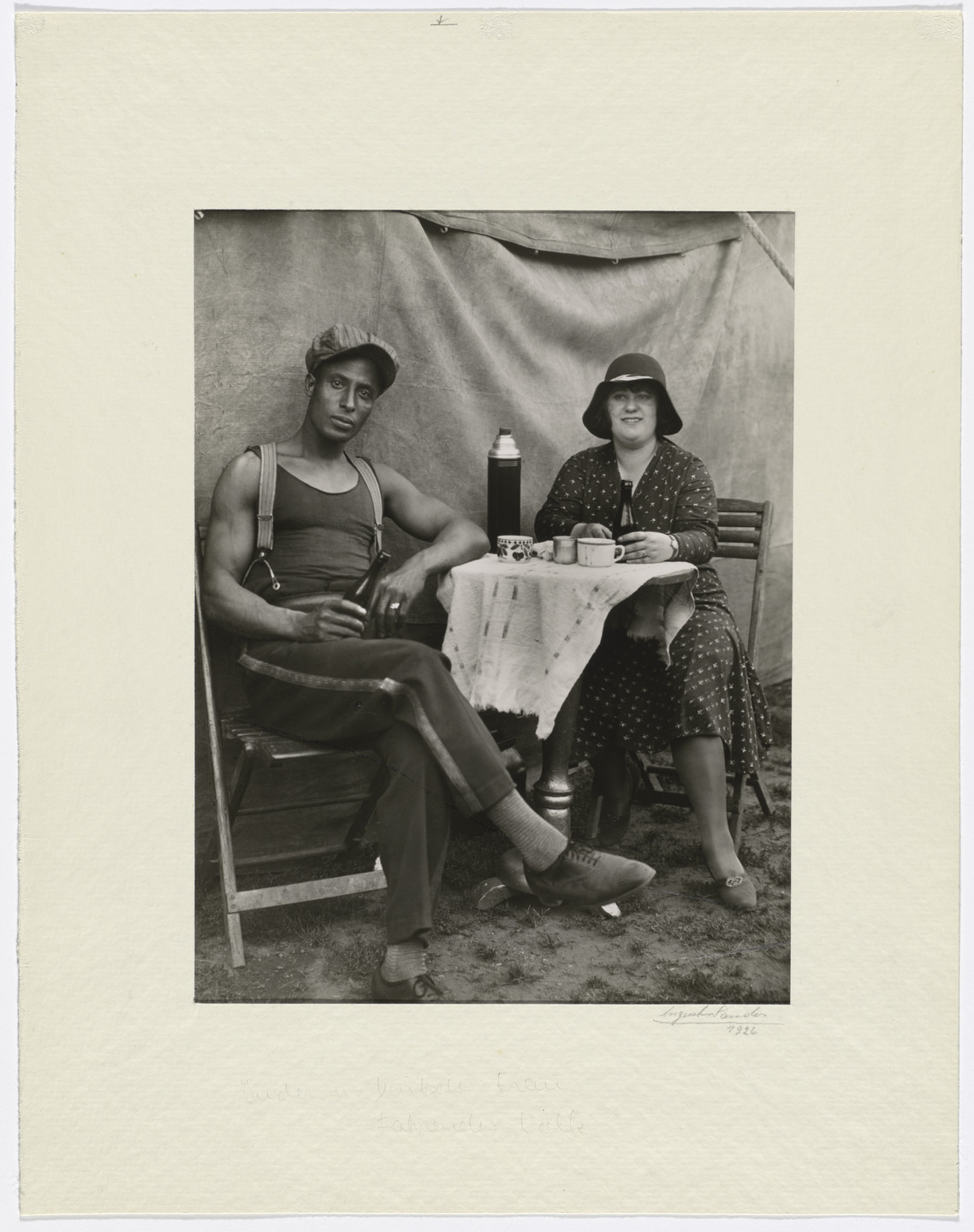 August Sander. Indian Man and German Woman. 1926 | MoMA