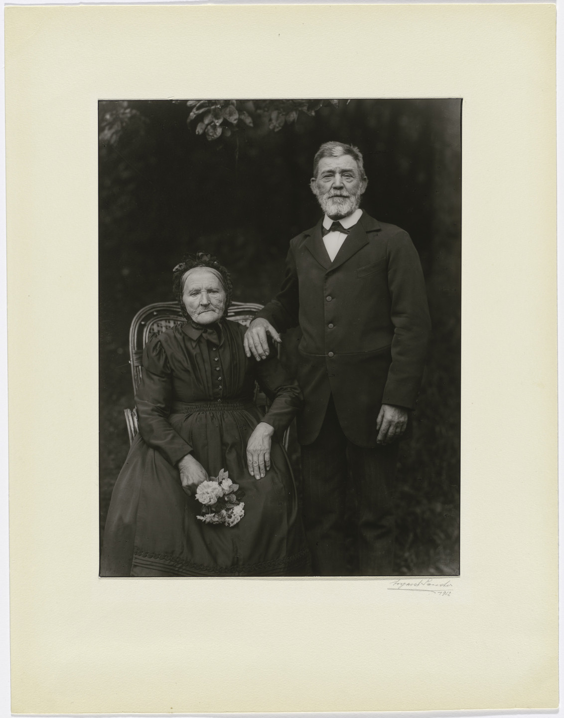 August Sander. Farming Couple–Propriety and Harmony. 1912