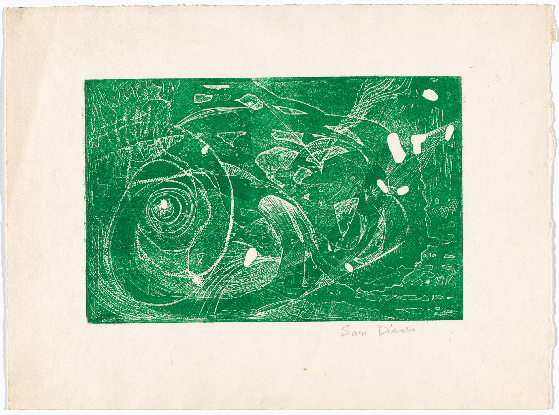 Sari Dienes. Green Waves. 1949