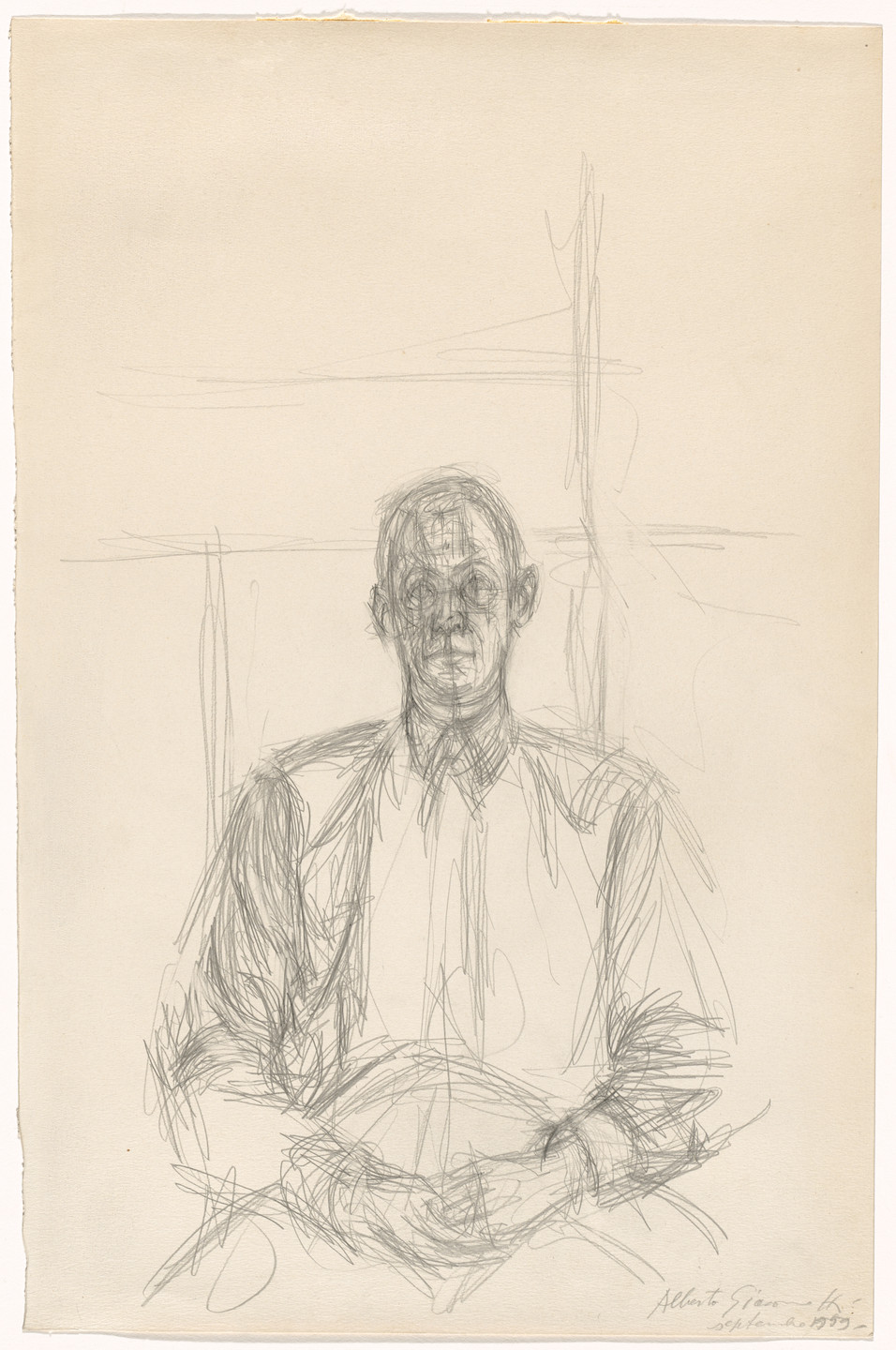 Alberto Giacometti. Portrait of JR. 1959