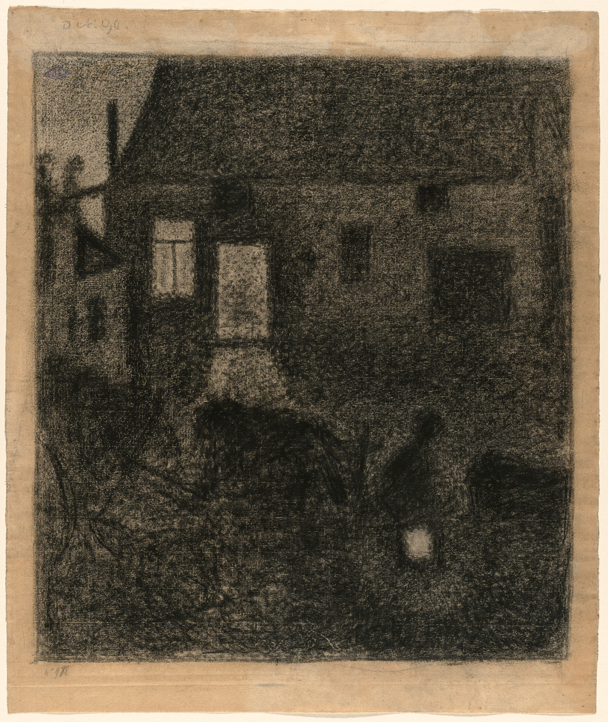 Georges Lemmen. Farmhouse in Flanders. 1890