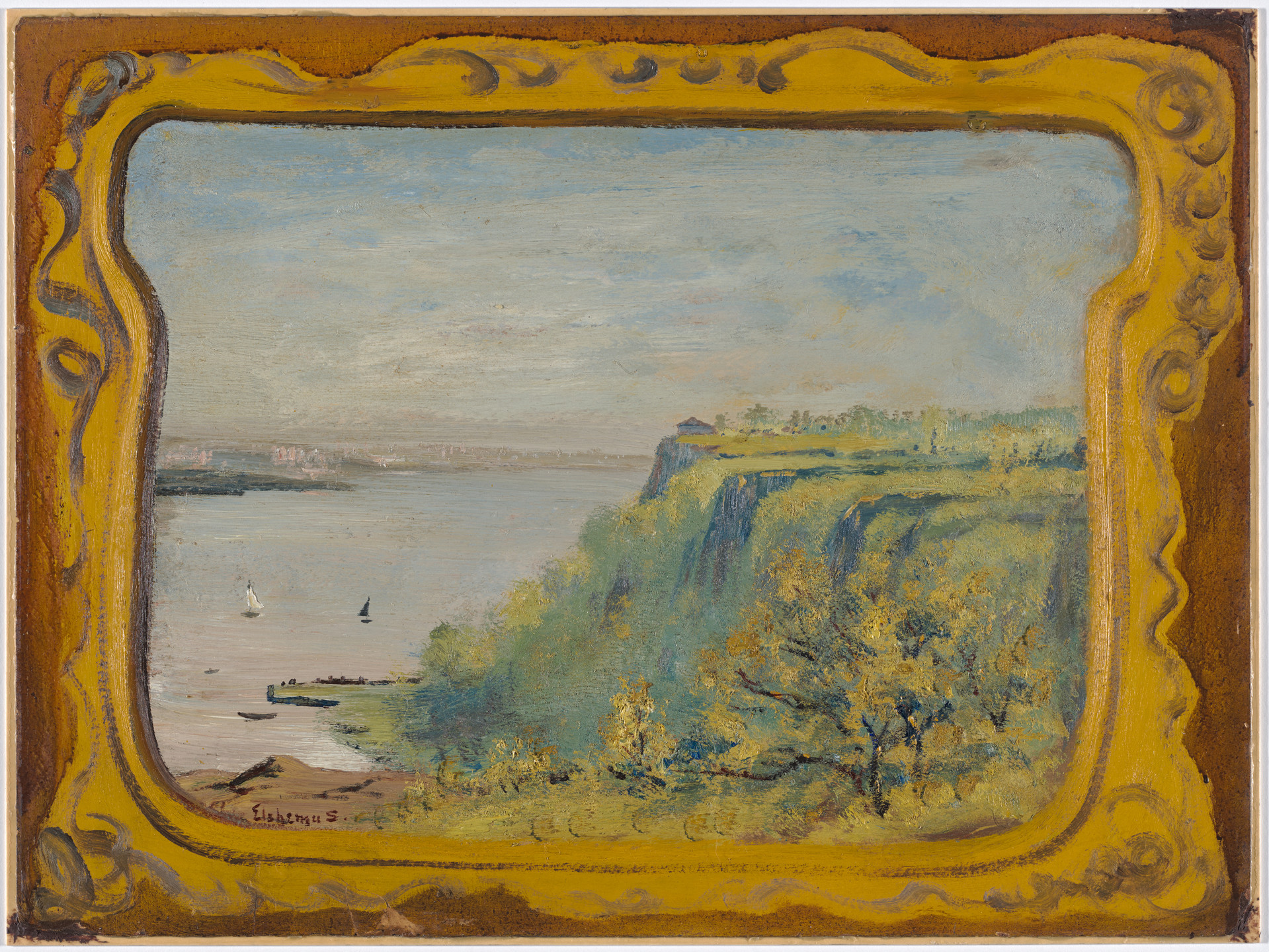 Louis Michel Eilshemius. The Hudson at Yonkers. 1911