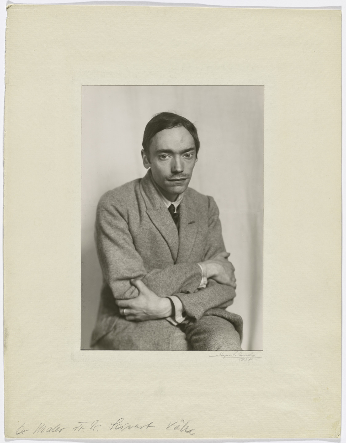 August Sander. Franz Wilhelm Seiwert. 1924