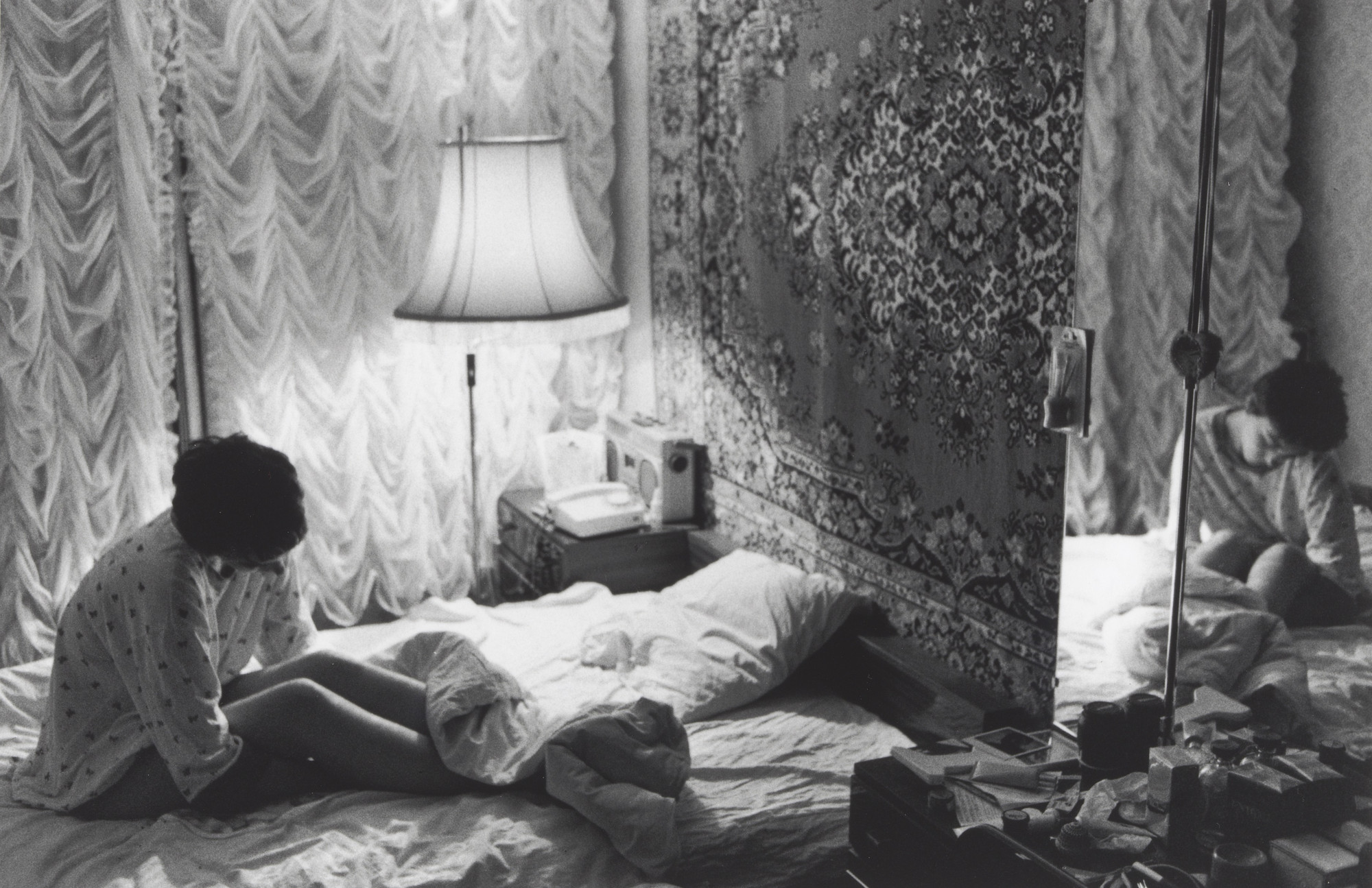 Mauro Restiffe. Russia (Mirror in Bed). 1995