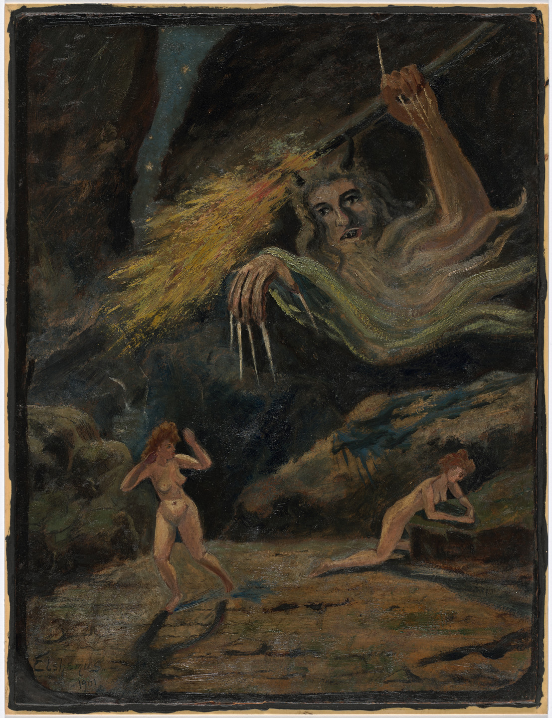Louis Michel Eilshemius. The Demon of the Rocks. 1901