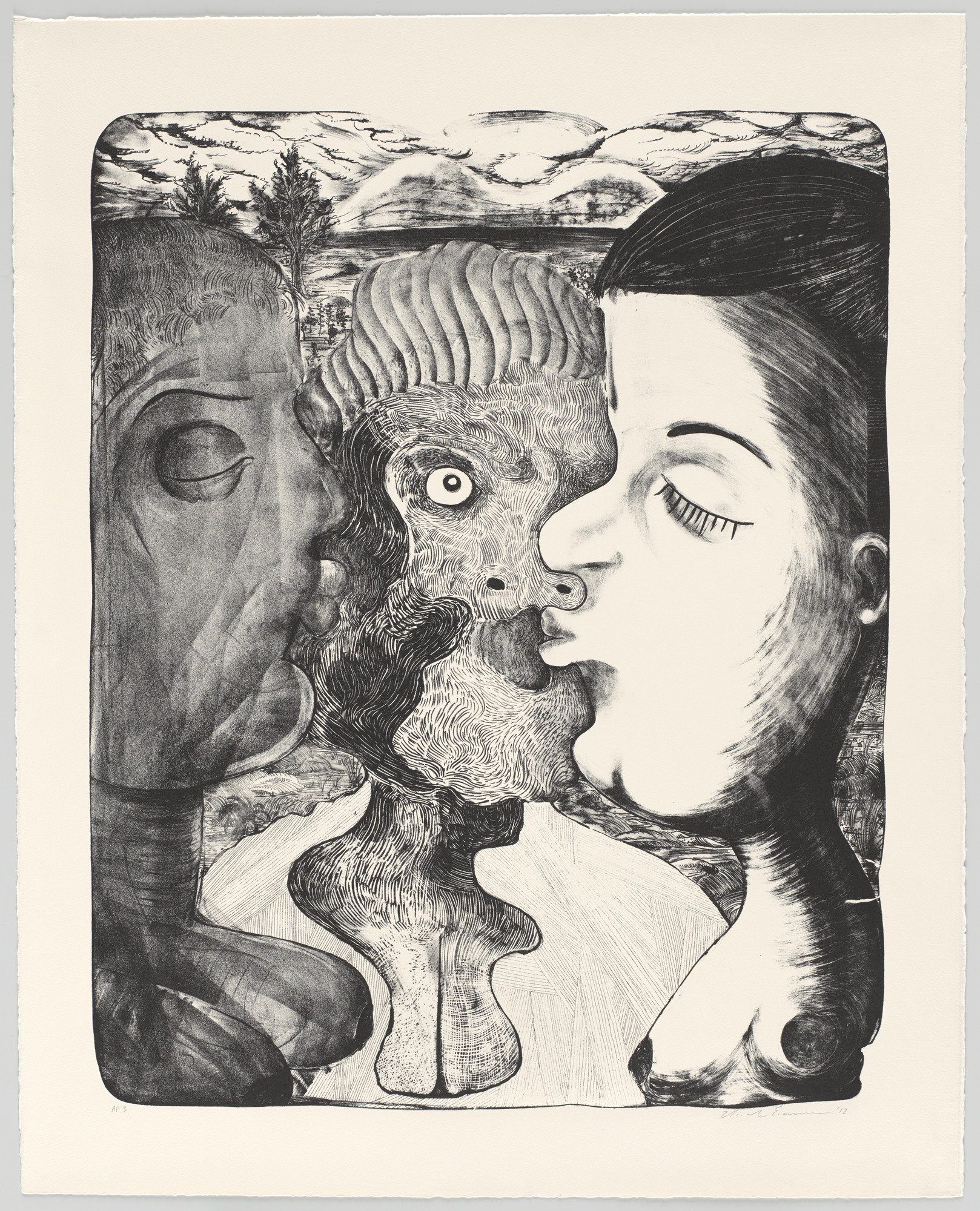 Nicole Eisenman. Threesome