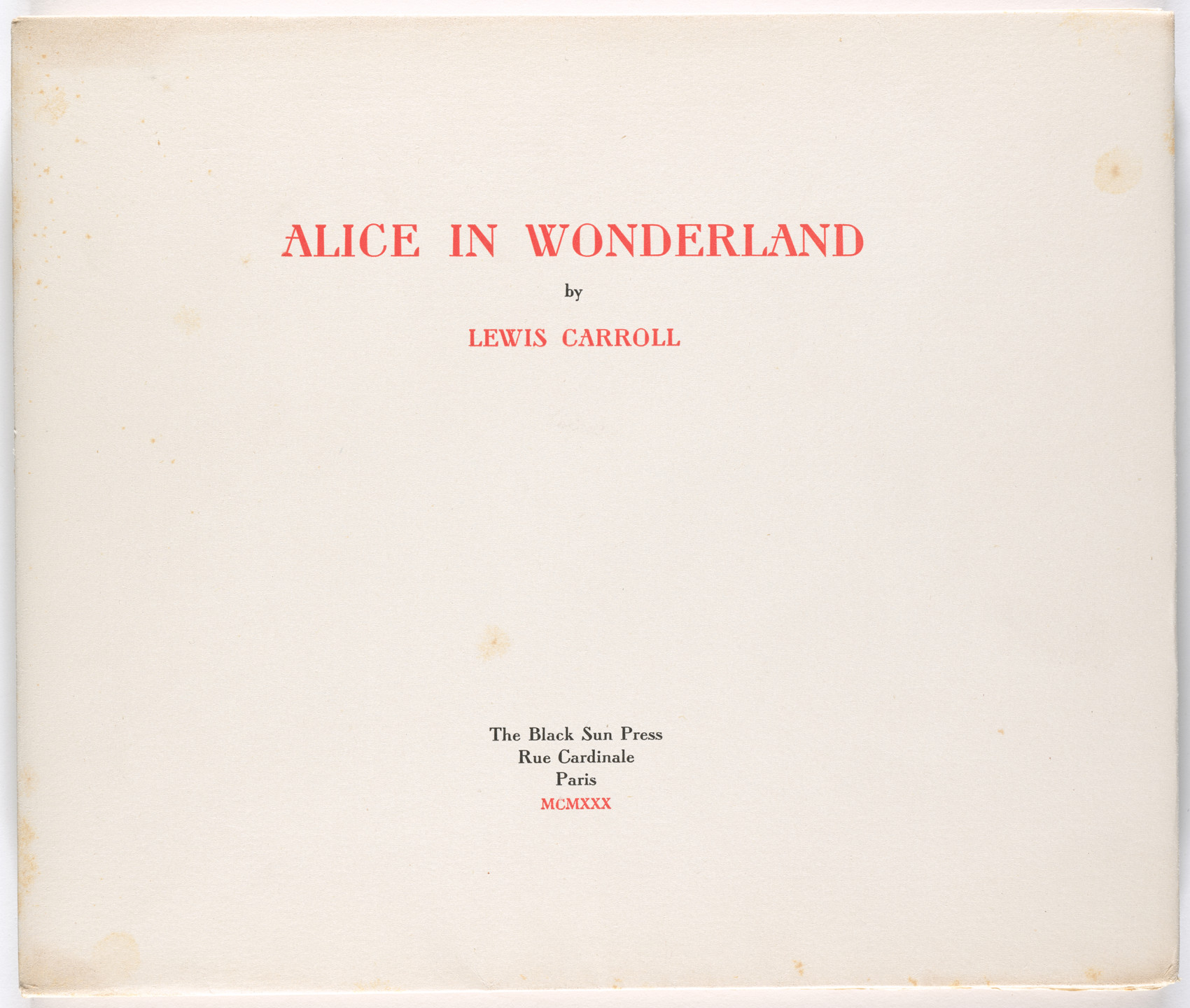 Marie Laurencin. Alice in Wonderland. 1930