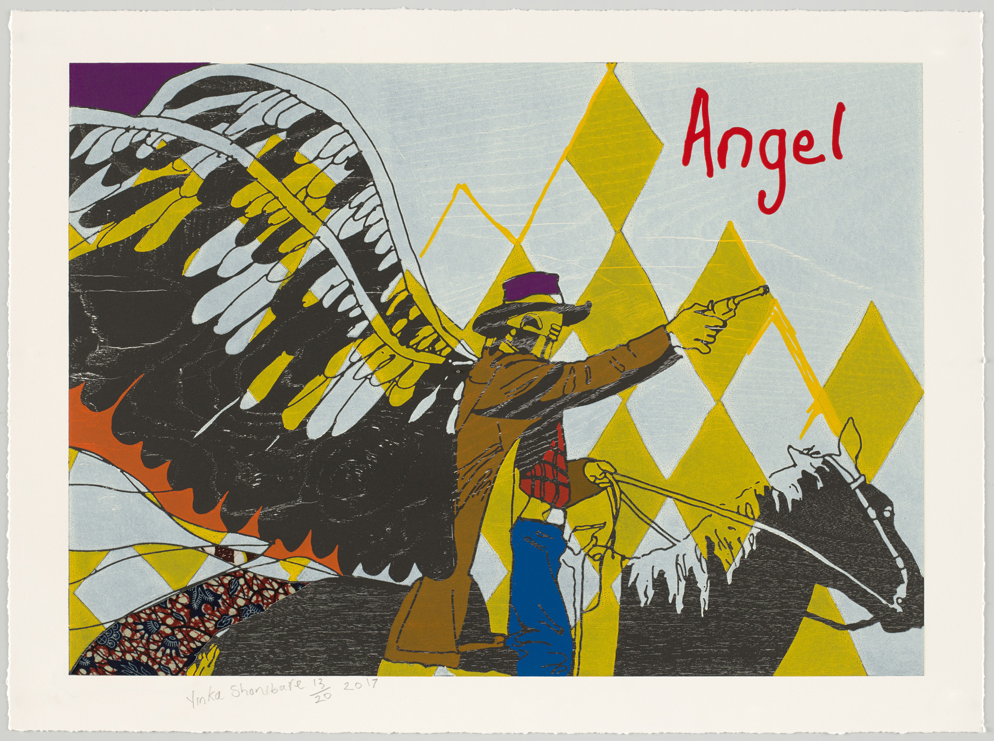 Yinka Shonibare. Cowboy Angels. 2017