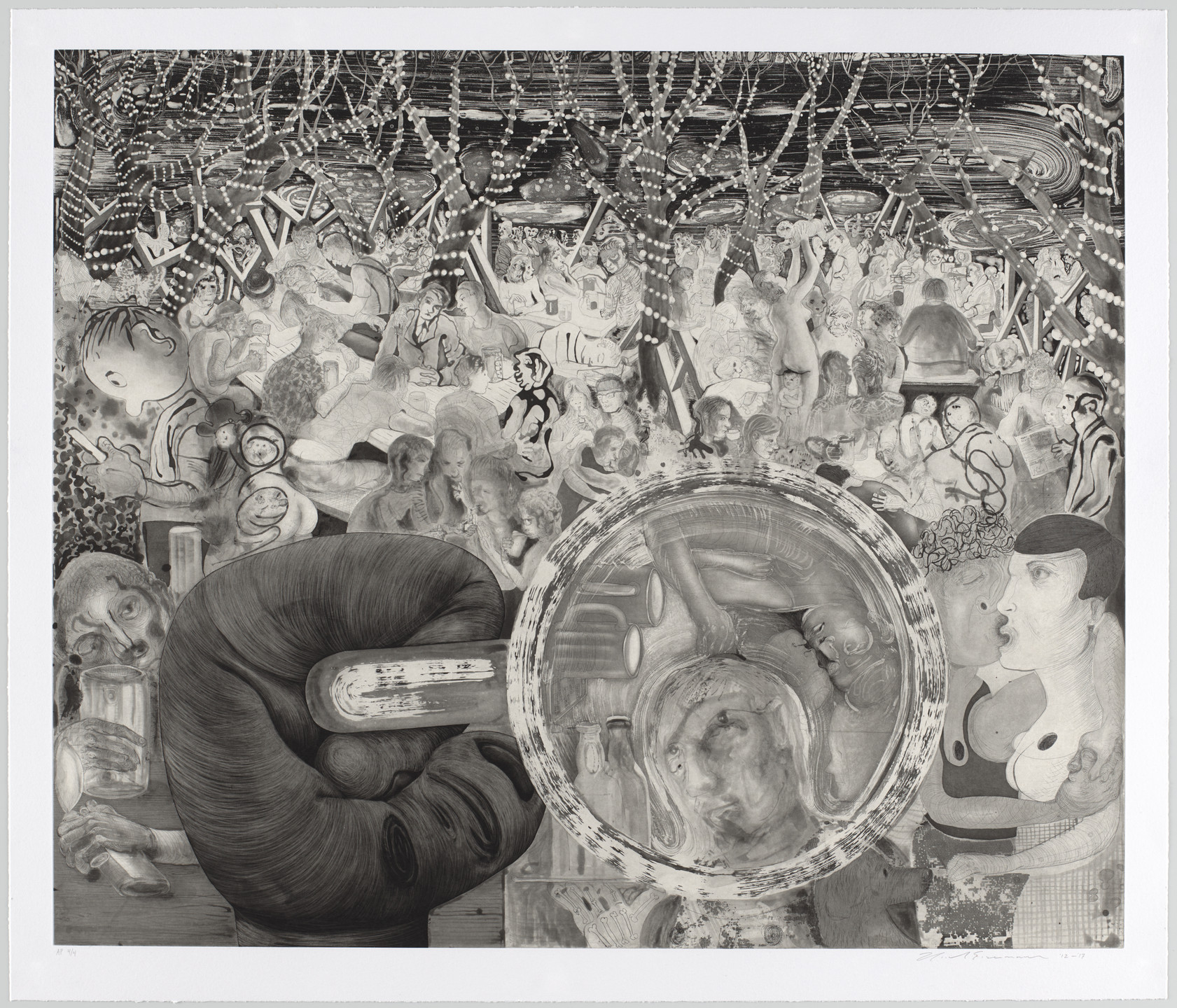 Nicole Eisenman. Beer Garden. 2012–17 | MoMA