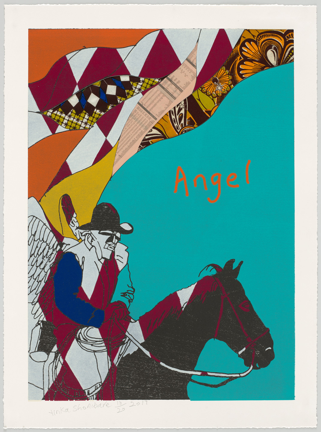 Yinka Shonibare. Cowboy Angels I from Cowboy Angels. 2017