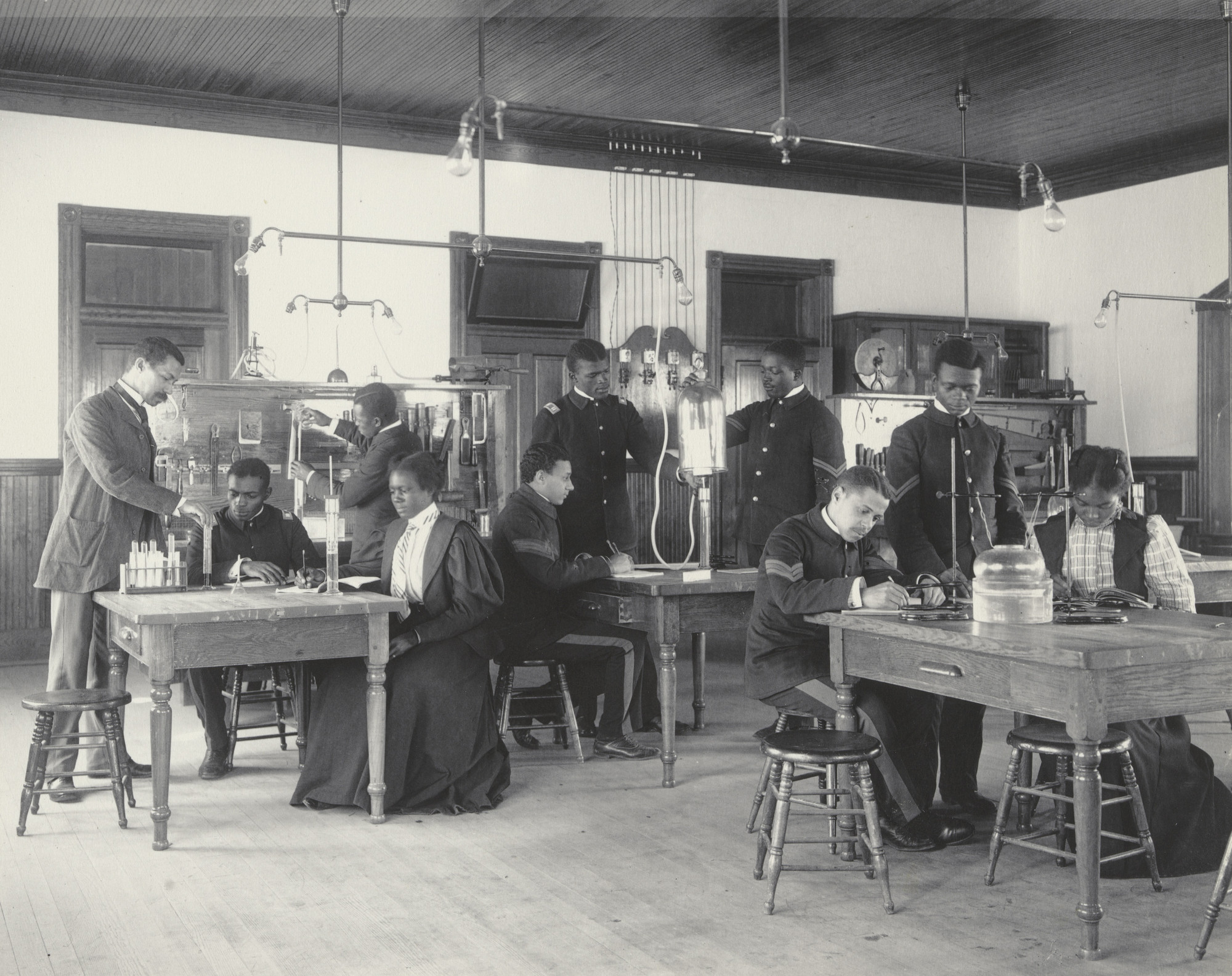 Frances Benjamin Johnston. Physics. Capillary phenomena