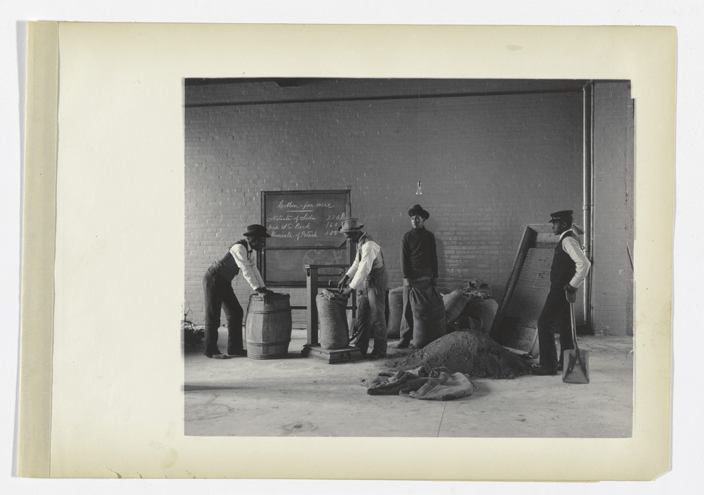 Agriculture, Mixing Fertilizer, The Hampton Institute, Hampton, Virginia