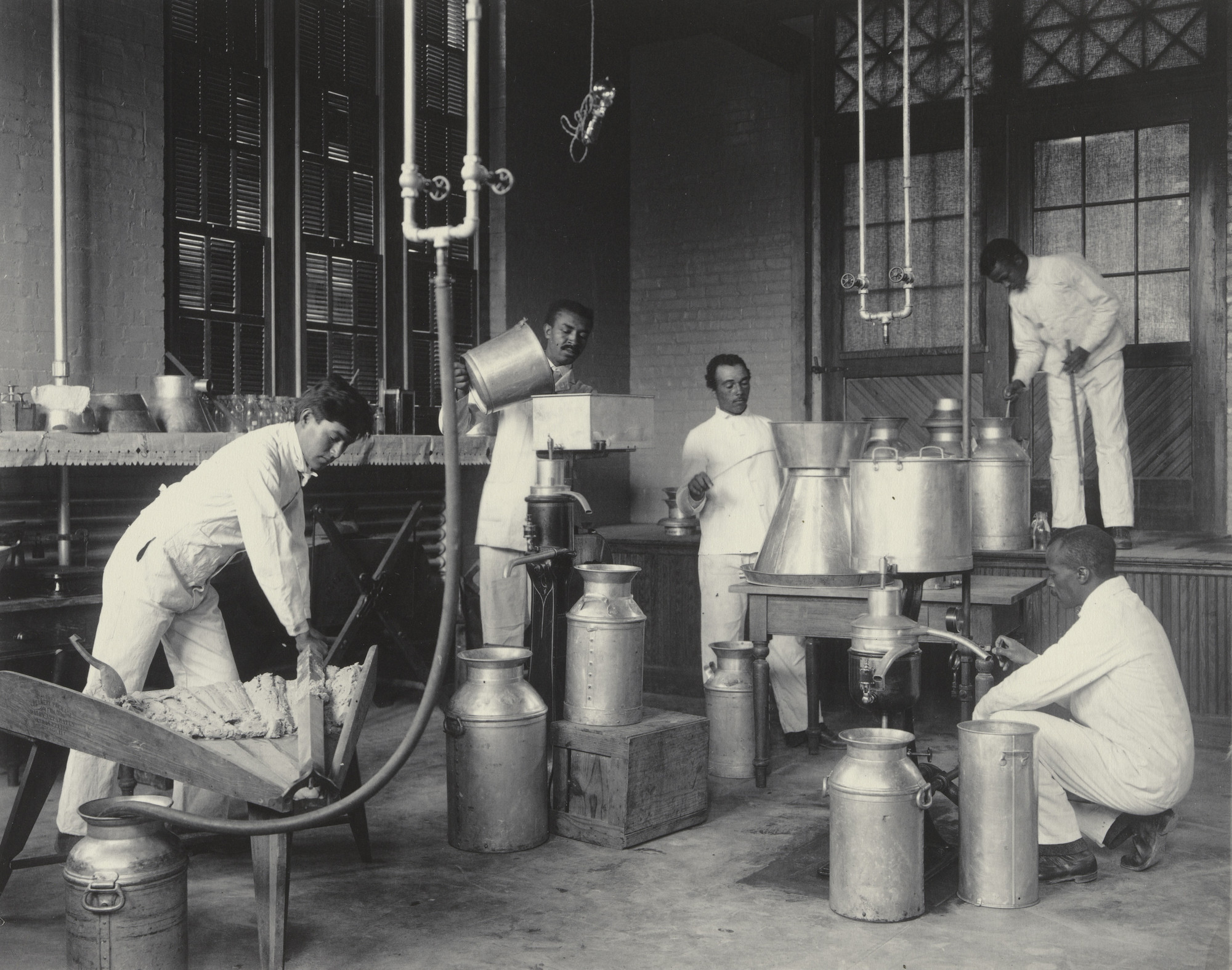 Frances Benjamin Johnston. Agriculture. Butter-making