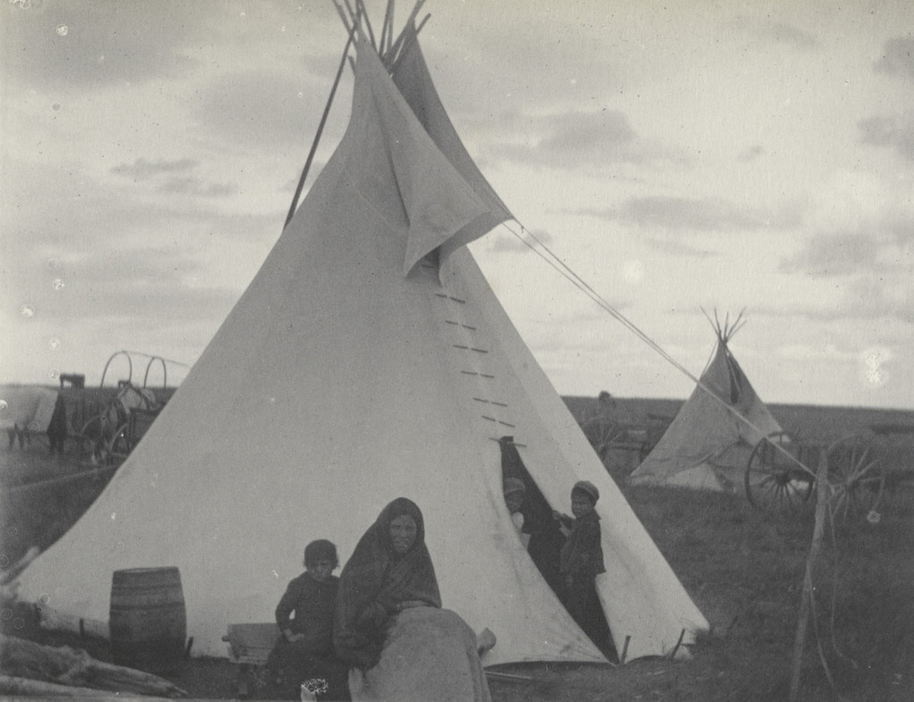The old tipi life among the Sioux