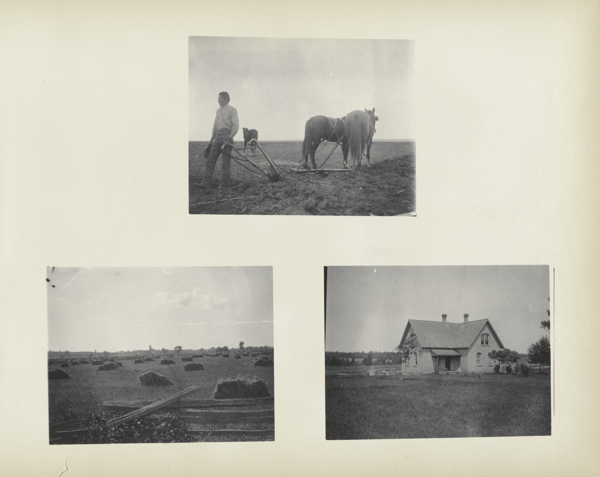 Frances Benjamin Johnston. Farms and homes of Hampton students. Indian