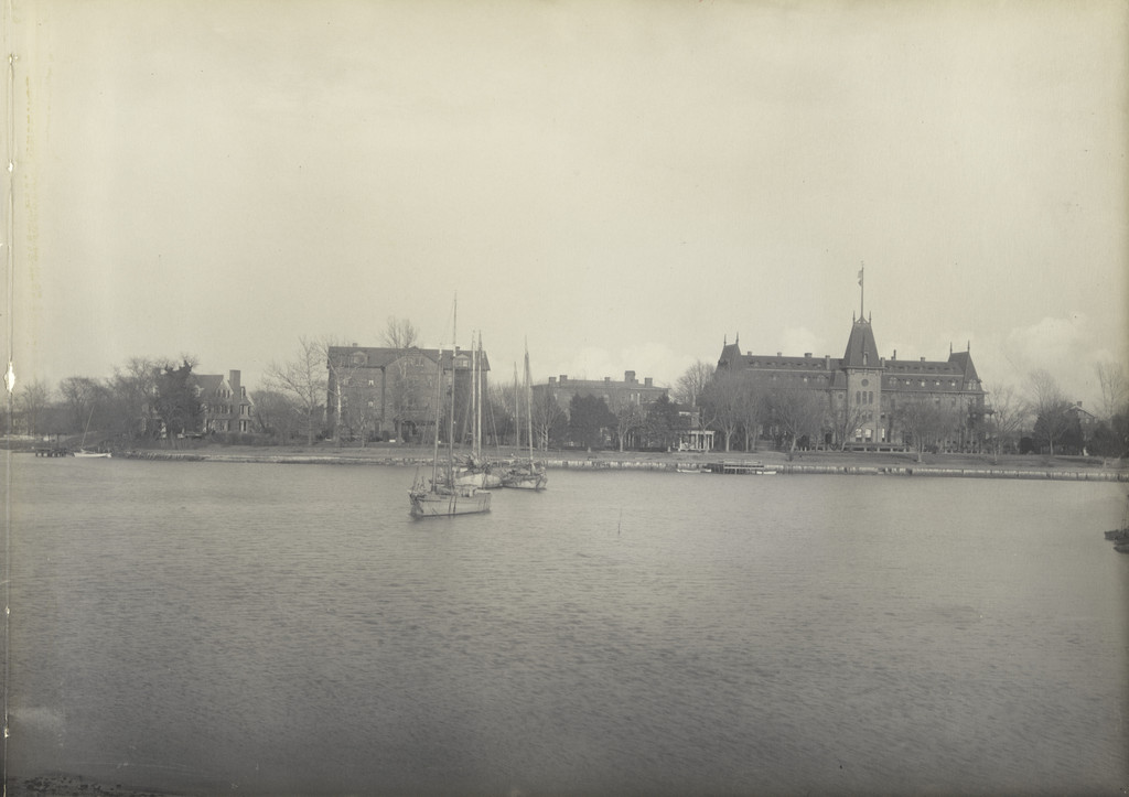 Northern Water Front. Treasurer's Home. "Winona" for Indian Girls. Girls' Cottage. Virginia Hall. Griggs' Hall