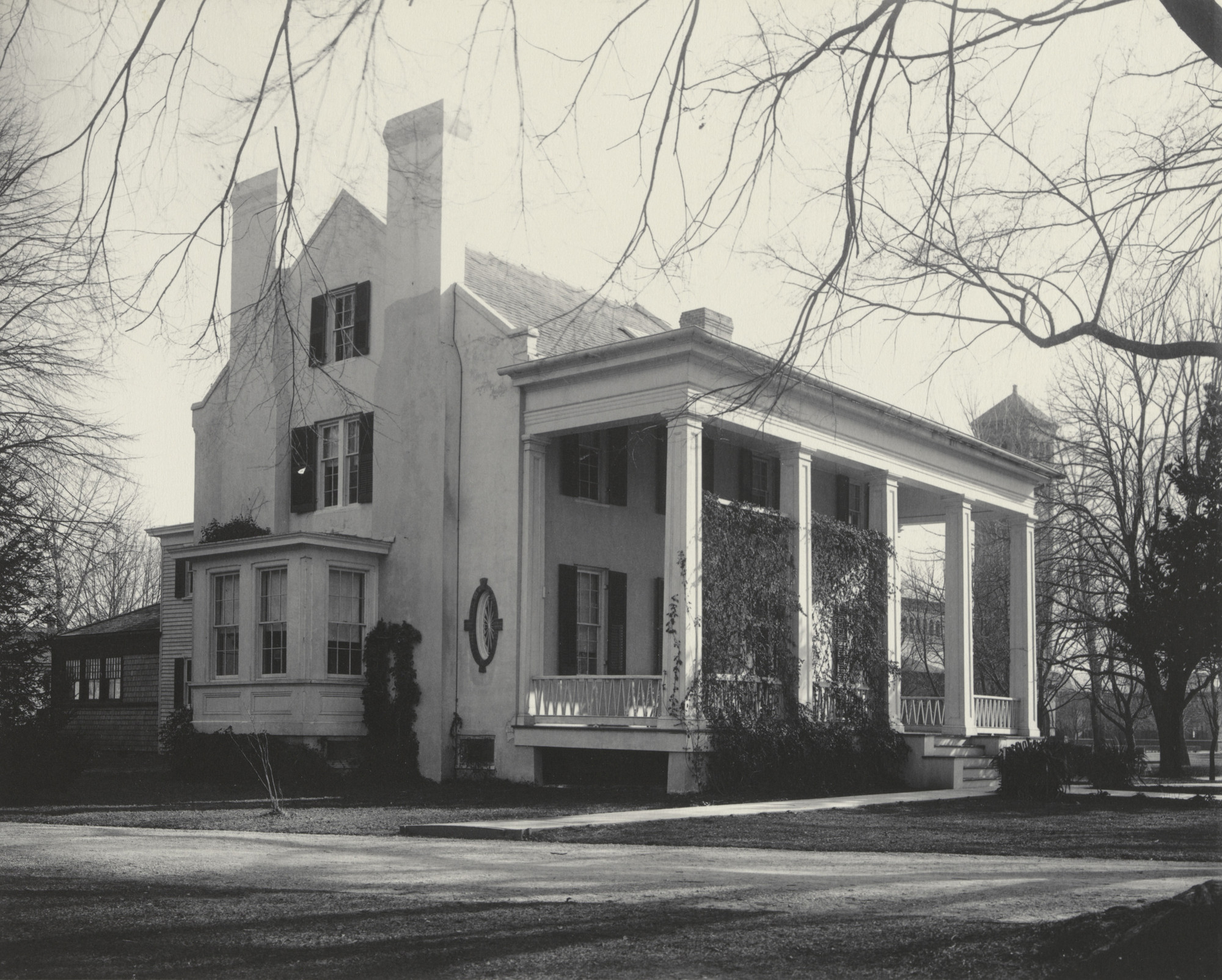Frances Benjamin Johnston. The Mansion House. The Principal's residence