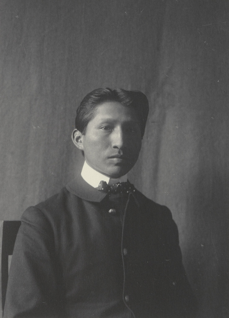 John Wizi. Sioux. Son of Chief Wizi of Crow Creek, S.D.