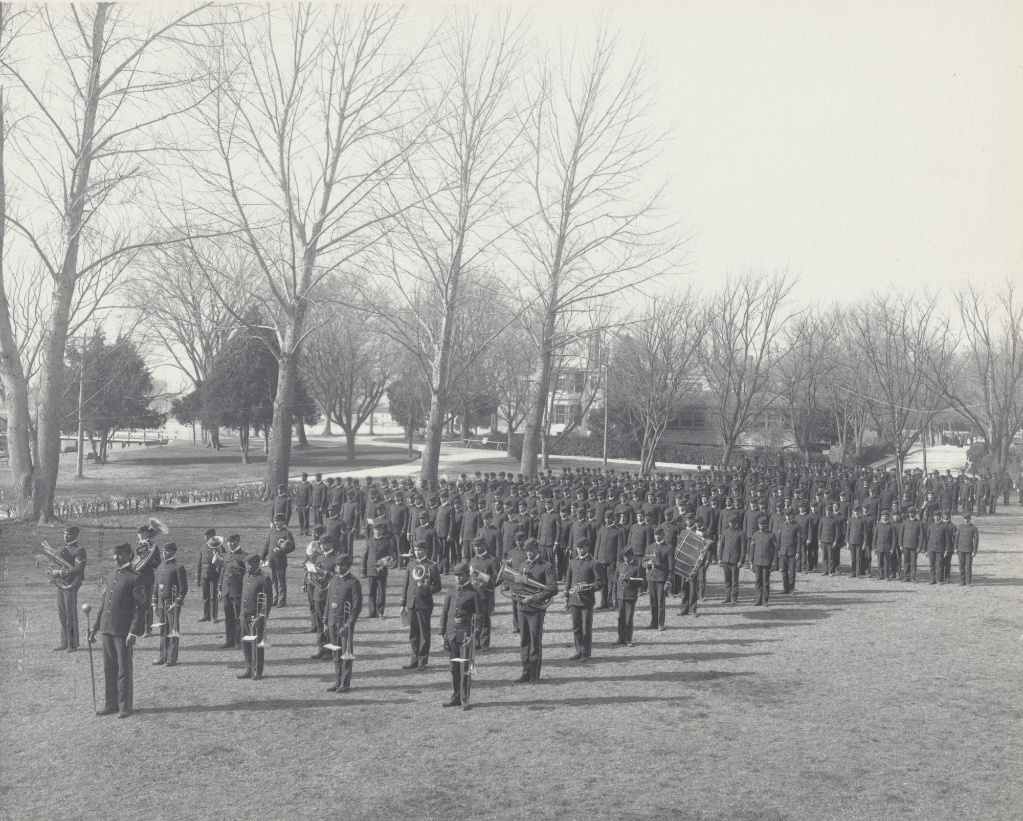 Frances Benjamin Johnston. The School Battalion