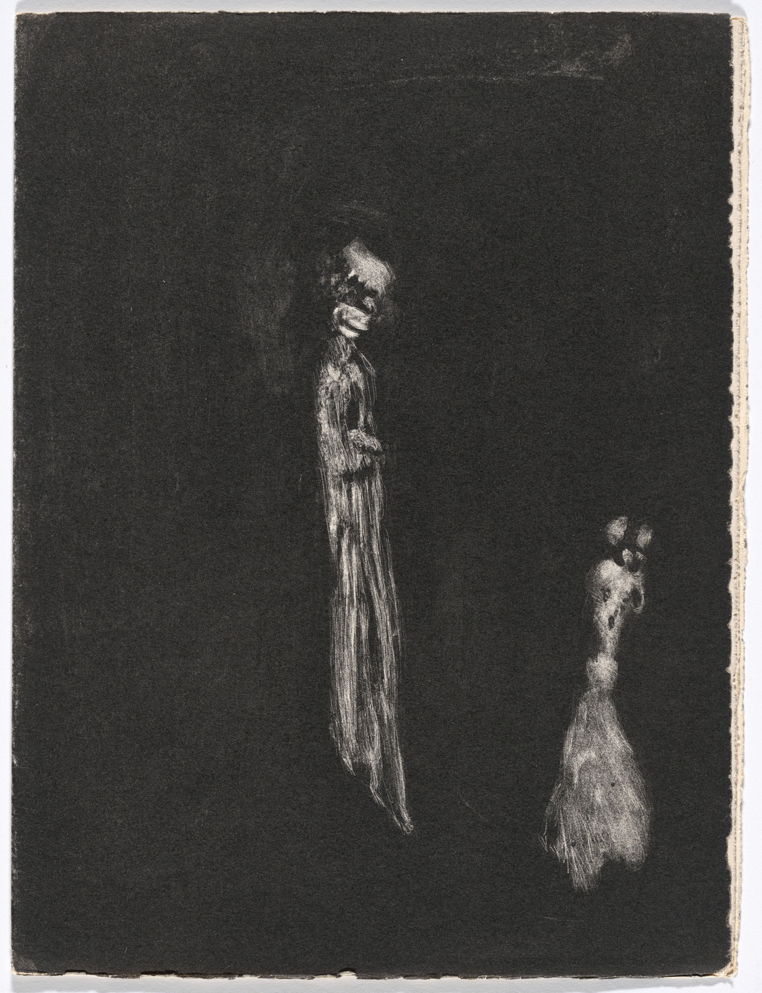 Henri Michaux. Plate (page 7) from Meidosems. 1948