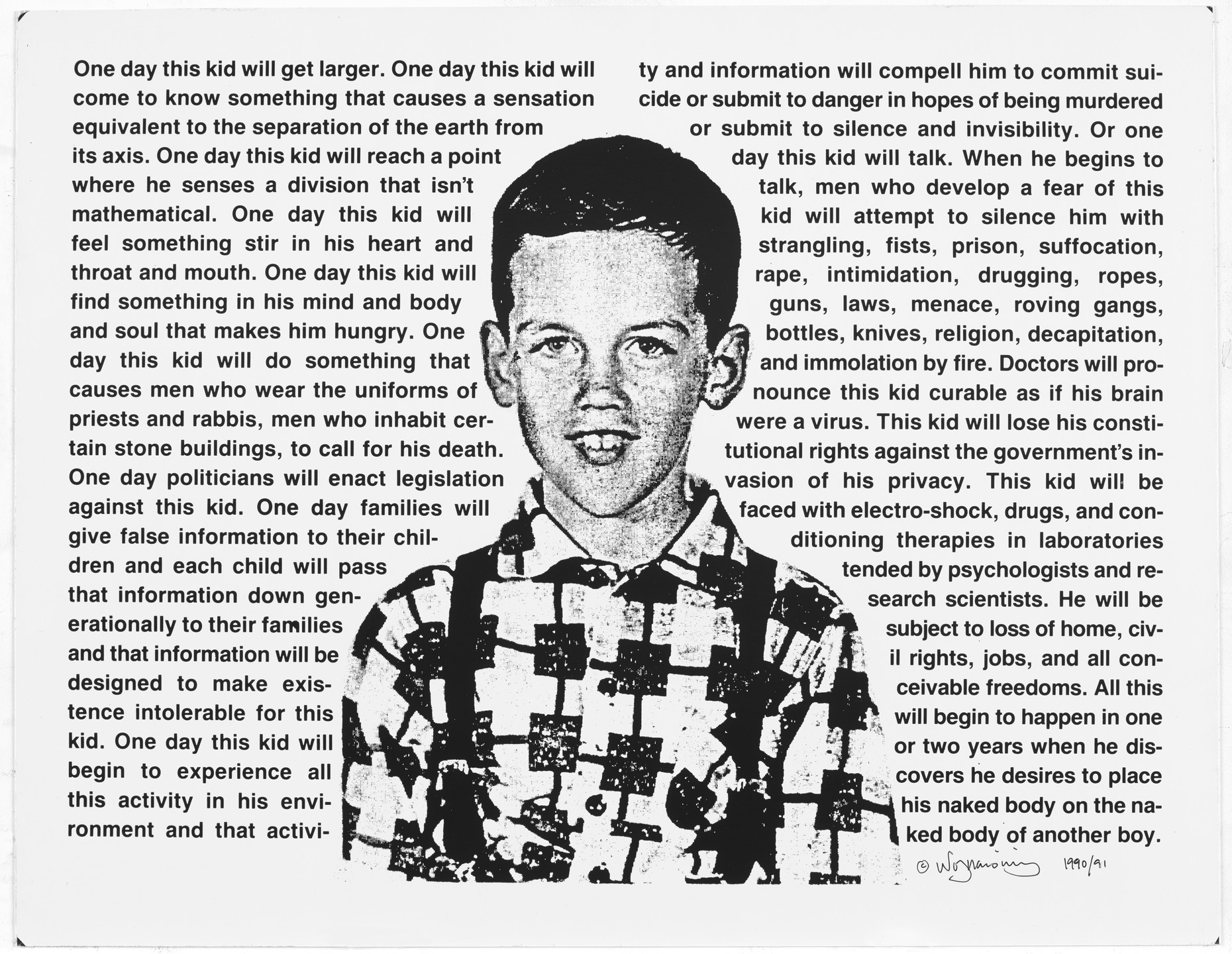 David Wojnarowicz. Untitled. 1990–91