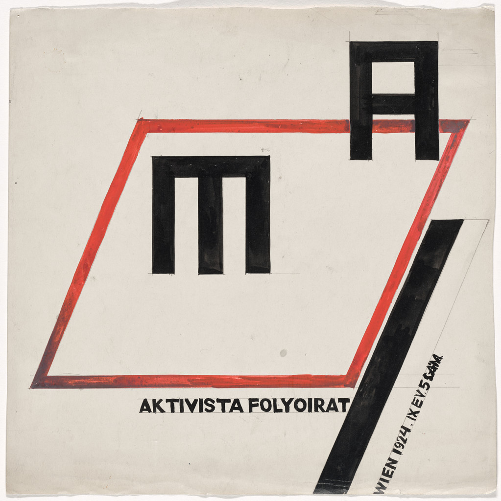 Cover design (unrealized) for Ma: Aktivista folyóirat, vol. 9, no. 5, Farkas Molnár, 1924