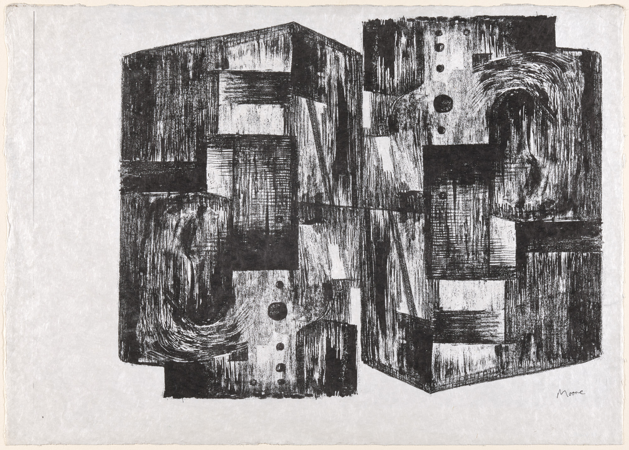 Henry Moore. Square Forms