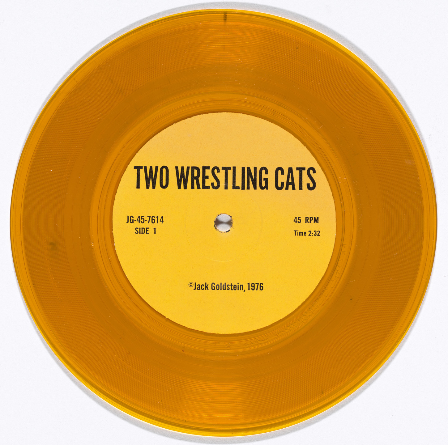 Jack Goldstein. A Suite of Nine 7-Inch Records with Sound Effects. 1976