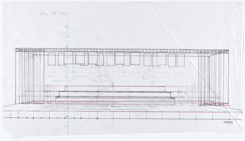 Untitled study for Untitled (Club Scene)