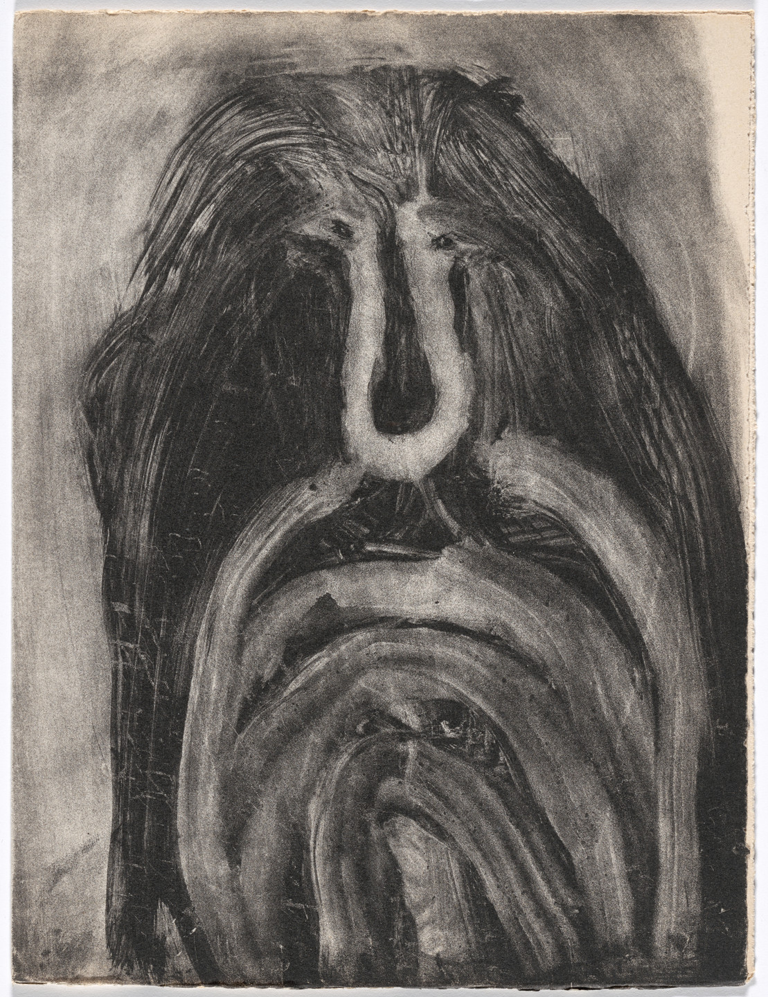 Henri Michaux. Plate (page 55) from Meidosems. 1948