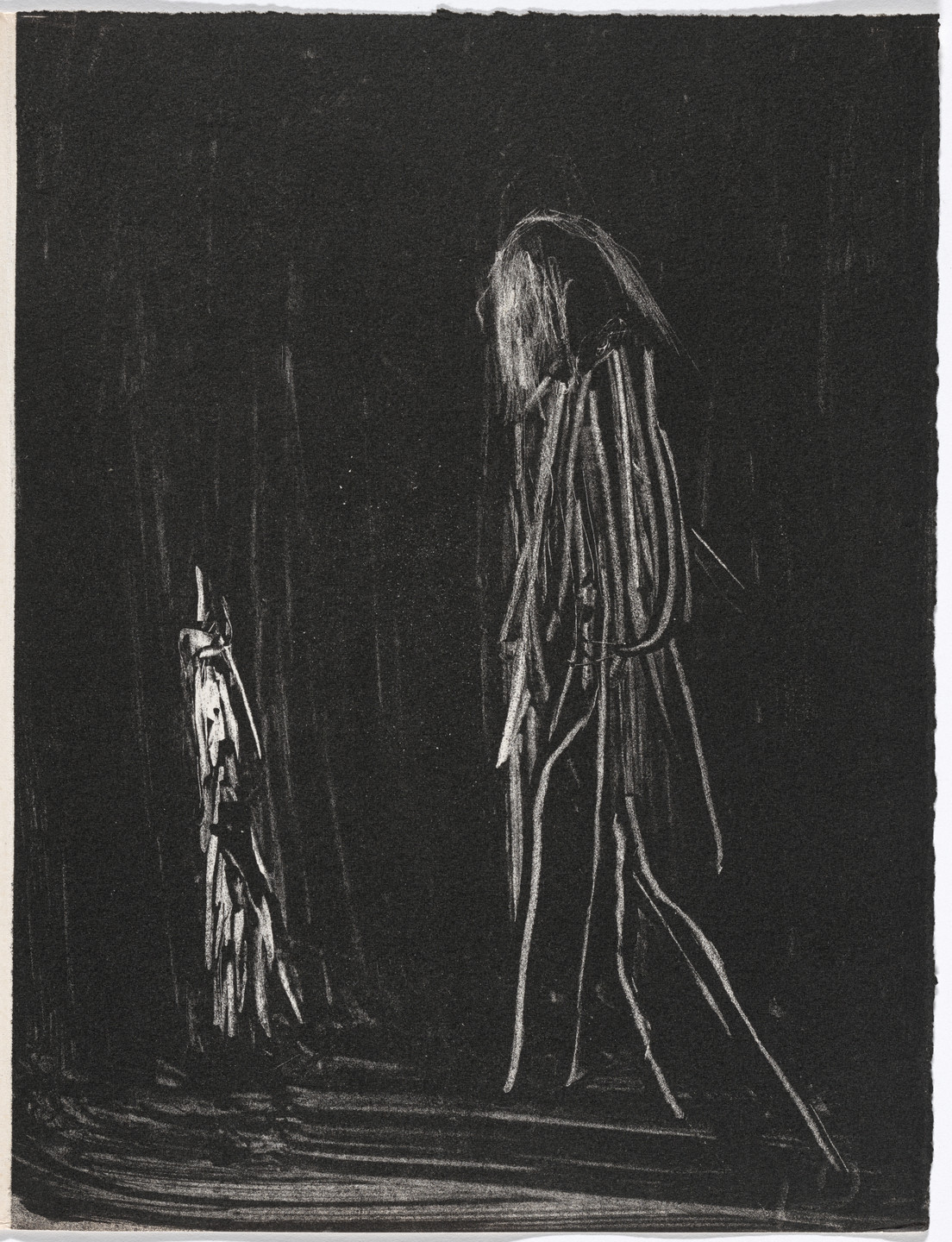 Henri Michaux. Plate (page 75) from Meidosems. 1948