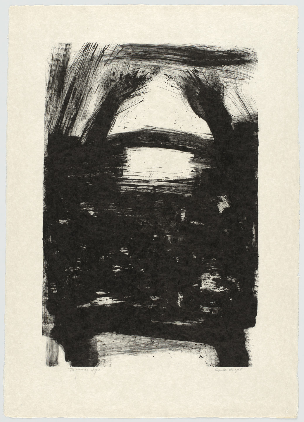 Jules Engel. Landscape. 1961