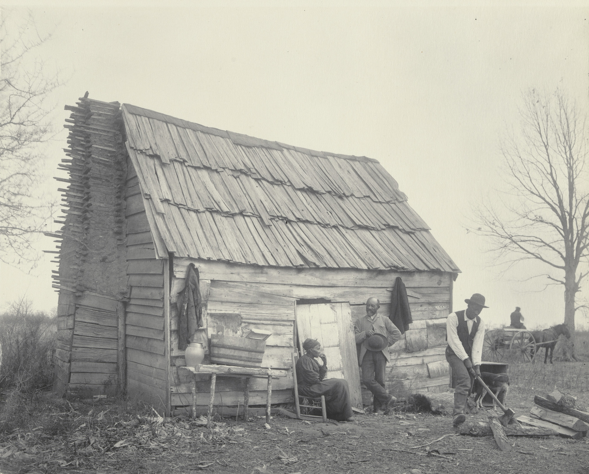 Frances Benjamin Johnston. The old-time cabin