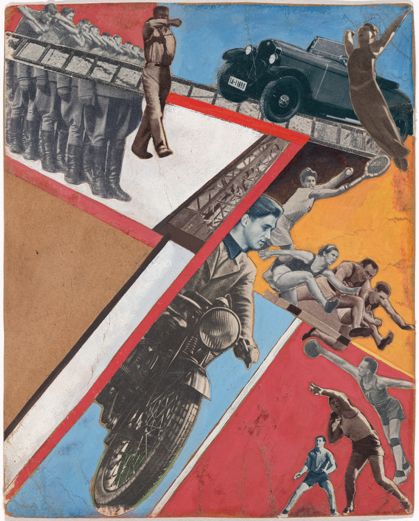 Untitled from the series 10 Posters of Exercise and Sports (Plakatov zaniatiia fizkultoroi i sportom)