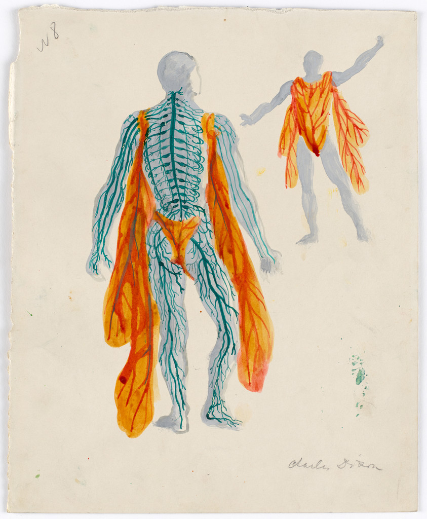 Costume design for the ballet The Cave of Sleep