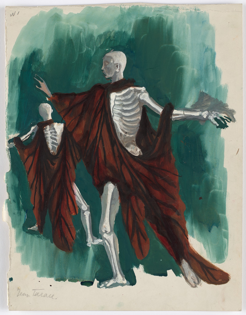 Costume design for the ballet The Cave of Sleep