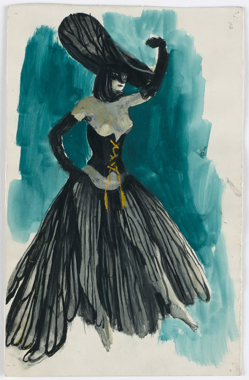 Pavel Tchelitchew. Costume design for the ballet The Cave of Sleep. 1941
