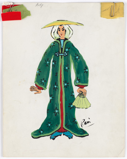 Costume design for the ballet Yankee Clipper