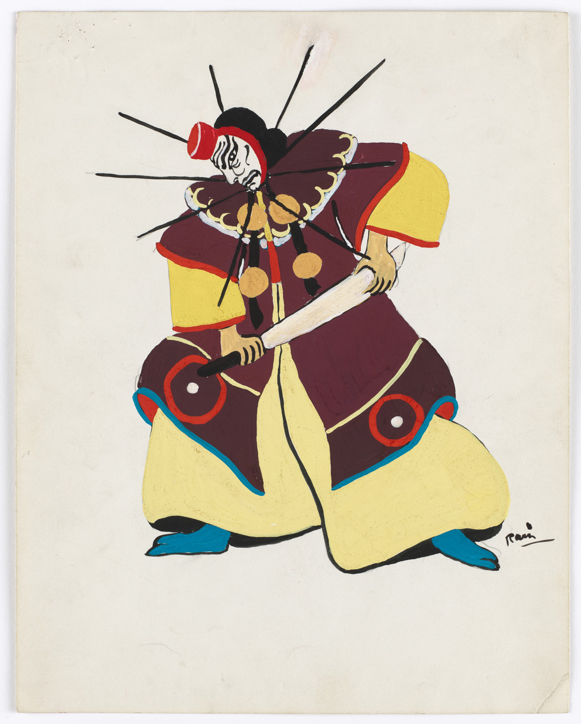Charles Rain. Costume design for the ballet Yankee Clipper. 1937