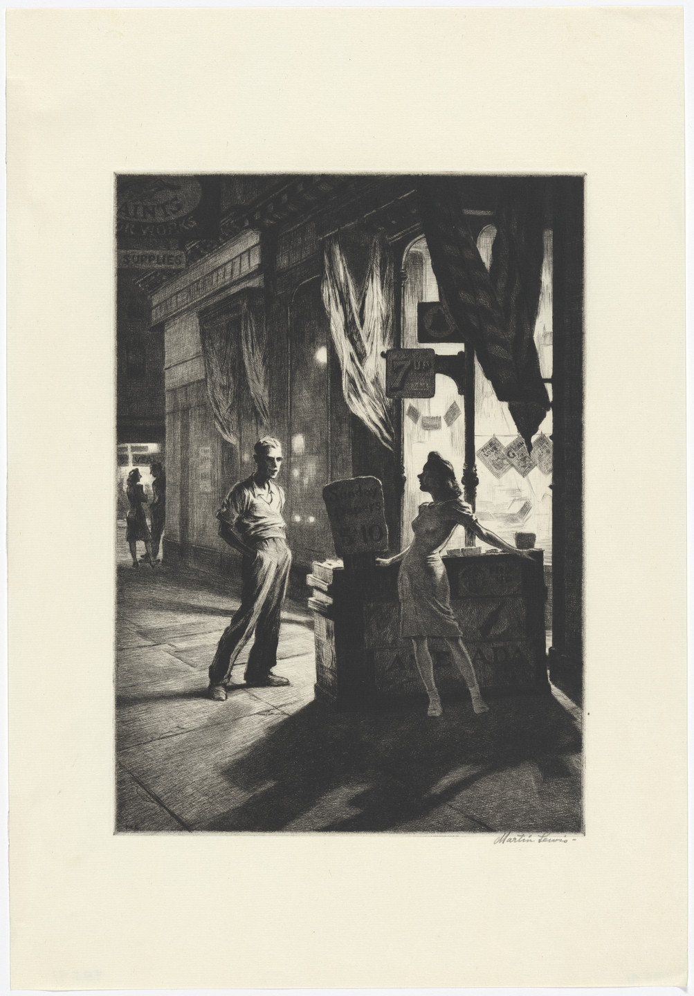 Martin Lewis. Chance Meeting. 1940–41