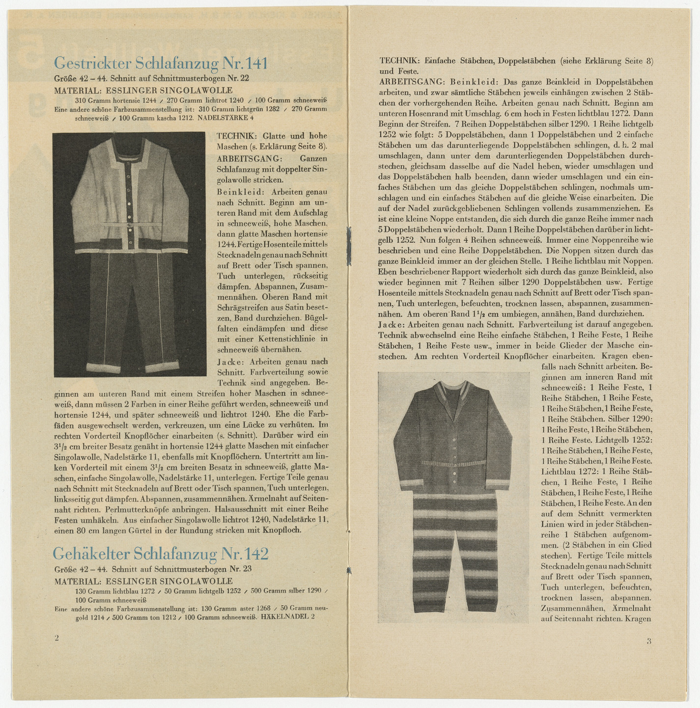 Unknown artist. Esslinger Wollheft 5: Unterkleidung. 1930–1932