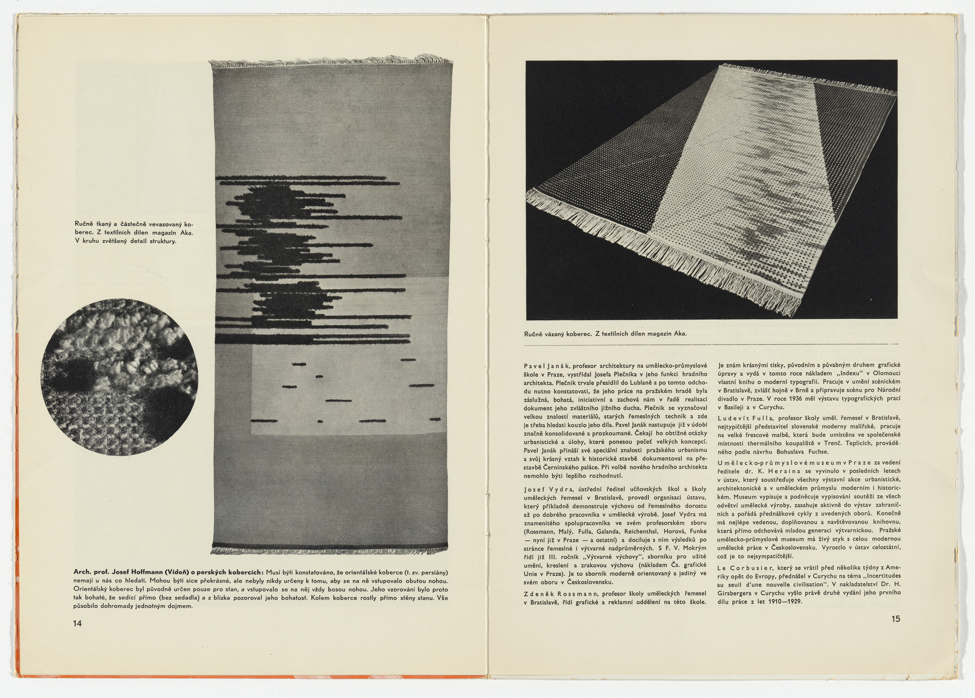František Kalivoda. Magazin AKA, no. 1. 1937