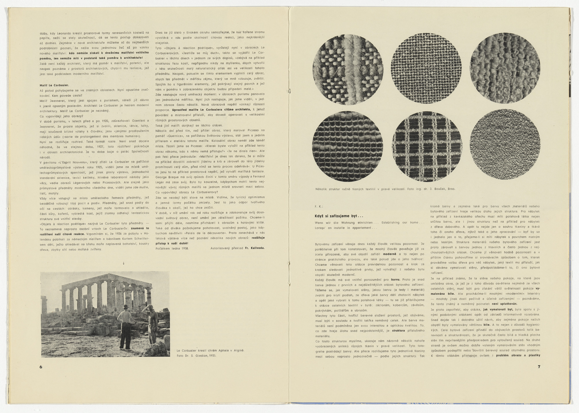 František Kalivoda. Magazin AKA, no. 2. 1938